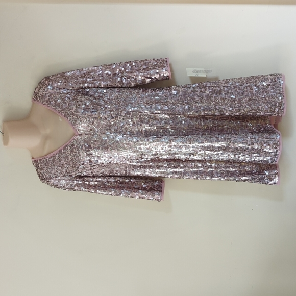 Eliza J. Sequin Mesh Fit & Flare Dress - Picture 5 of 16